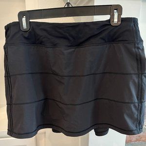 Lululemon Pace Rival Mid-Rise Skirt Long, Size 10 (Black)